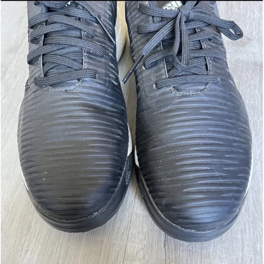 Adidas Tour360 XT SL Golf Shoes Mens Size 8 Black White Spikeless Boost EUC